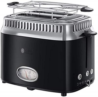 RUSSELL HOBBS Grille-pain 2 fentes  Retro Noir