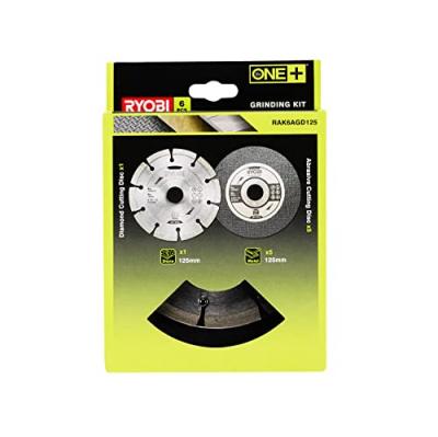RYOBI  Kit 6 disques meuleuse &Oslash; 125 mm