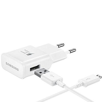 SAMSUNG EP-TA20EWEUGWW Chargeur Secteur + C&acirc;ble Micro USB pour  Galaxy Note 4 2 A