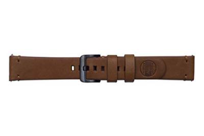 SAMSUNG Bracelet en cuir Horween marron Essex 20mm pour Galaxy Watch 