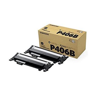 SAMSUNG  Pack de 2 Toner CLT-P406B Noir
