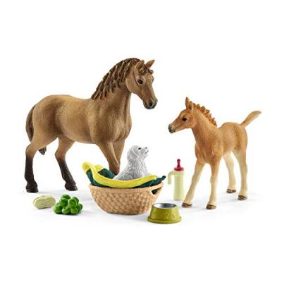 SCHLEICH  - Soins b&eacute;b&eacute; animaux de Sarah