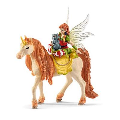 SCHLEICH F&eacute;e marween avec une licorne scintillante