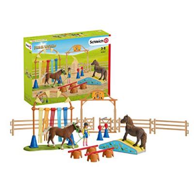 SCHLEICH  Entra&icirc;nement D'agility Pour Poney 
