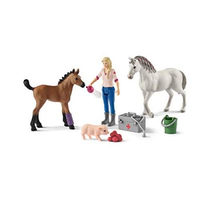SCHLEICH Figurine - V&eacute;t&eacute;rinaire Jument