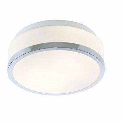 EGLO Plafonnier Flush IP44, &Oslash; 23&nbsp;cm, chrom&eacute;