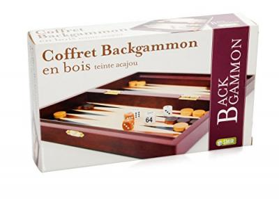 FRANCE CARTES Smir - BACKGAMMON ACAJOU 28X15 CM