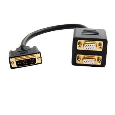Startech 1&acute;&acute; Dvi To 2x Vga Video Splitter Cab Noir