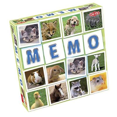 TACTIC  Jeu de m&eacute;moire b&eacute;b&eacute; Animaux M&eacute;mo 