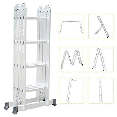 TODECO Echelle multifonction, de 1,25 &agrave; 4,78 m, 6 en 1