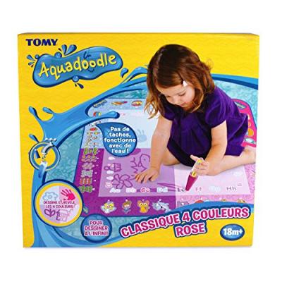 TOMY Tapis  Aquadoodle Classique Rose et accessoires 