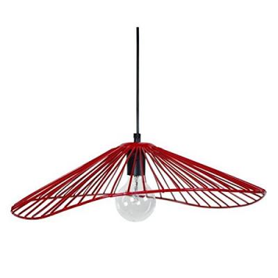 TOSEL Lady lustre - suspension filaire 50x44x13 cm rouge e27 40w 16656 