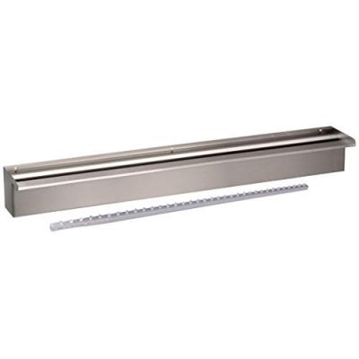 UBBINK Lame d'eau avec &eacute;clairage Niagara 90 Led Inox