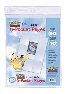 POKEMON Paquet 10 feuilles classeur