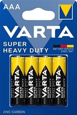 VARTA Pack de 4 piles  Superlife R03 Micro AAA 
