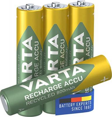 RECYCLED AAA 800MAH BLS 4 