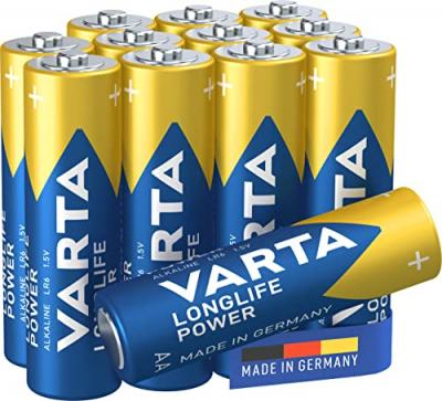 VARTA 12 Piles LR6 AA  Long Life 
