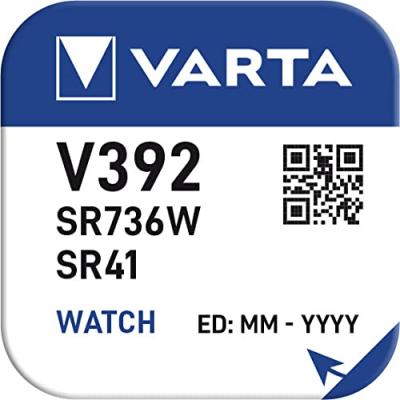 VARTA Pile montre argent 1.55v sr41  1