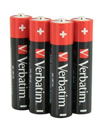 VERBATIM  Piles 1x4 Micro Aaa Lr 03 One Size Black