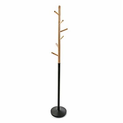 Porte manteau design bois et noir mali