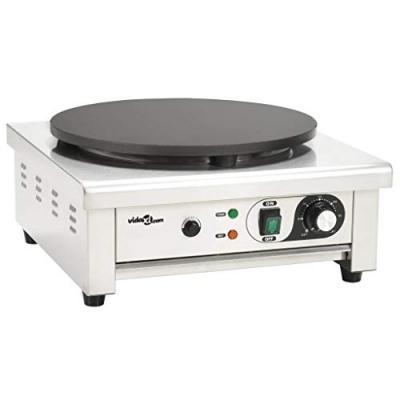 VIDAXL Cr&ecirc;pi&egrave;re &eacute;lectrique avec bac de r&eacute;cup&eacute;ration 40 cm 3000 W