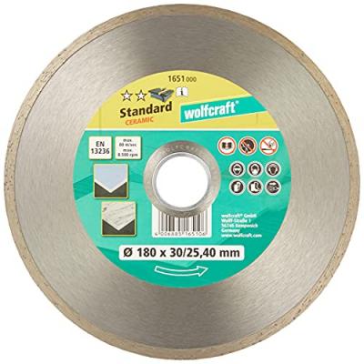 WOLFCRAFT  1 Disque diamant continu &Oslash;180x30/25