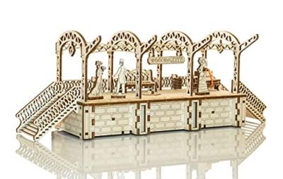  Maquette Wooden City Gare- - Maquettes