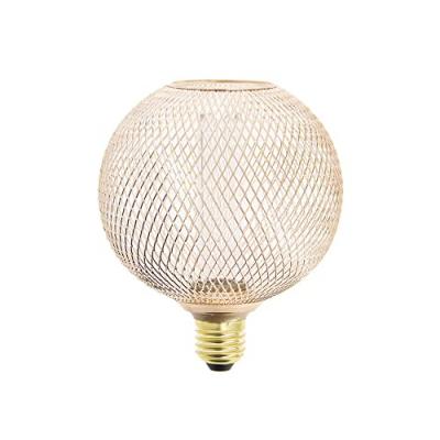 XANLITE Ampoule LED holograme cage cuivre IP20 E27 150lm blanc chaud 