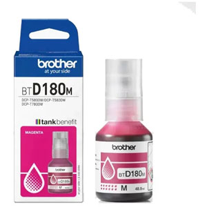 BROTHER  BTD180M Bouteille d'encre originale - Couleur : Magenta (Rose)