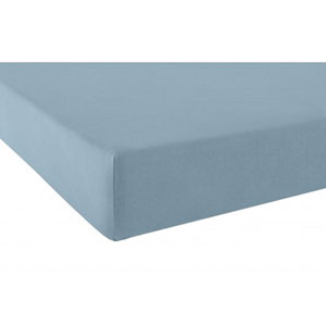 ANNE DE SOLENE Drap Housse Uni Orage Percale Anne de Sol&egrave;ne 140 x 190 (2 pers)