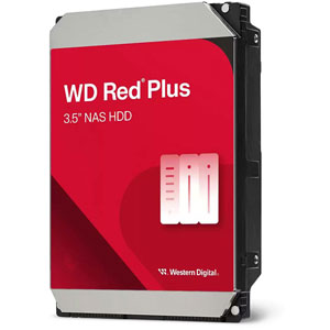 WESTERN DIGITAL Disque dur interne  WD Red Plus WD40EFZZ 4 To Rouge