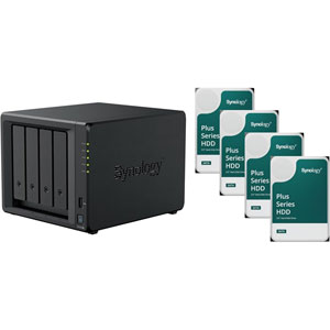 SYNOLOGY Serveur NAS  DS425+ (6Go RAM) avec 4x 6To HAT PLUS