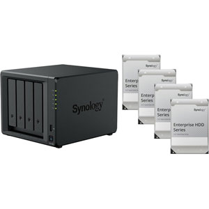 SYNOLOGY Serveur NAS  DS925+ (8Go RAM) avec 4x 16To HAT Enterprise