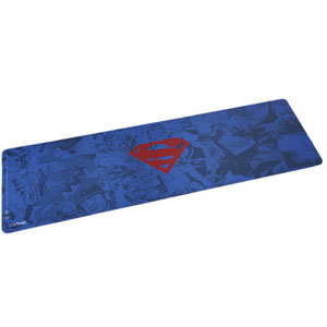 TRUST Tapis de souris de jeu  Superman XXL 930 x 300 mm, base antid&eacute;rapante en PET, bords cousus