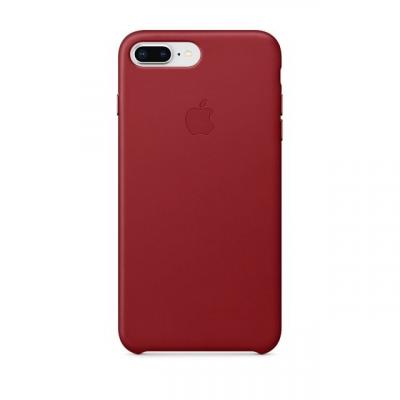 APPLE Coque en cuir  Rouge pour iPhone 7 Plus et 8 Plus 