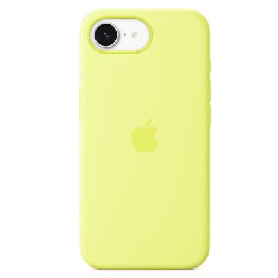APPLE Coque en silicone  iPhone 16e - Neon Yellow