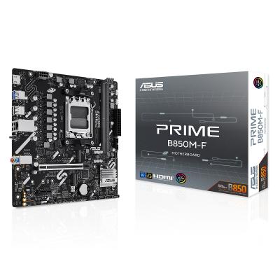 ASUS Placa Base  PRIME B850M-F B850 AM5 DDR5 micro ATX 128GB PCIe 5.0 Gaming