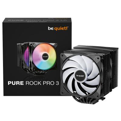 BE QUIET Ventilateur PC PURE ROCK PRO 3 LX ARGB 120 mm Noir pour bo&icirc;tier