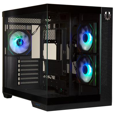 BITFENIX Boitier PC Cube &agrave; Double Chambre  Triton (Noir)