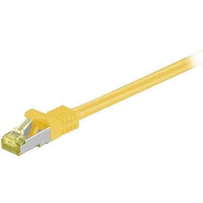 Cordon RJ45 cat&eacute;gorie 7 S/FTP 20 m (Jaune)