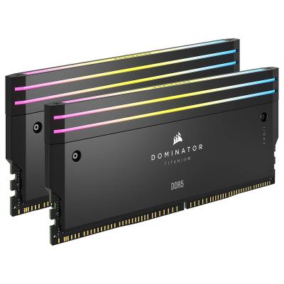 CORSAIR  Dominator Titanium RGB DDR5 - Kit d'&eacute;clairage Noir 