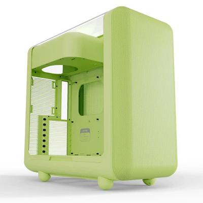 HYTE Tour midi   X50 Matcha Milk Bo&icirc;tier, Bo&icirc;tier gaming, Bo&icirc;tier PC vert