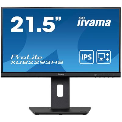 IIYAMA Ecran PC  XUB2293HS-B3 21.5"" FHD/75Hz/IPS/Pivot/DP/HDMI/HP 