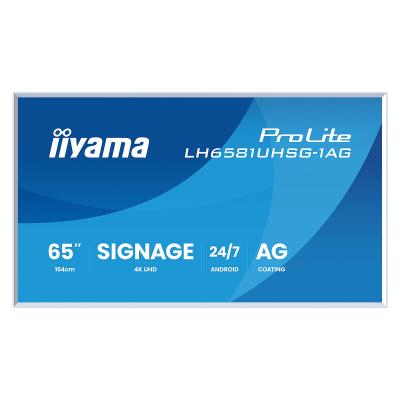 IIYAMA  &Eacute;cran Prolite Lh6581uhsg-1ag 65&acute;&acute; 4k Va Led