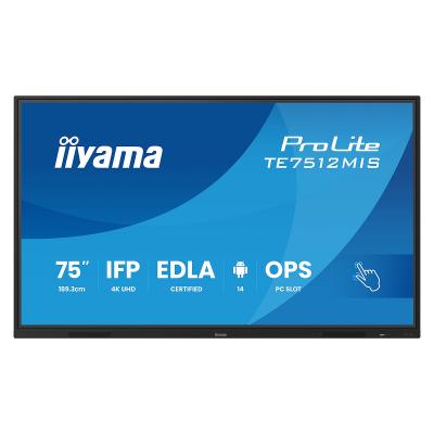 IIYAMA  75"" LED - ProLite TE7512MIS-B4AG