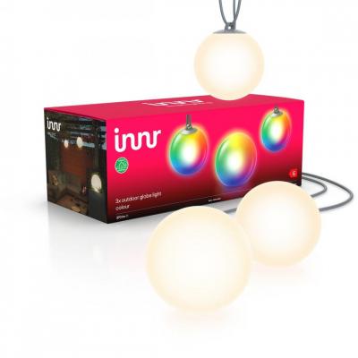 INNR  Lighting  Smart Outdoor Globe Colour sph&egrave;re LED, x3