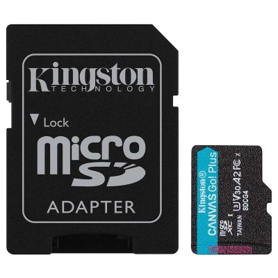 KINGSTON  Carte M&eacute;moire Microsdxc Canvas Go Plus Gen4 A2 U3 V30 512gb