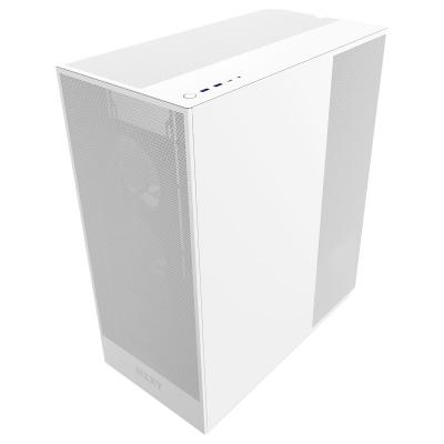 NZXT Boitier PC H7 FLOW moyen tour blanc avec panneau lat&eacute;ral verre tremp&eacute;