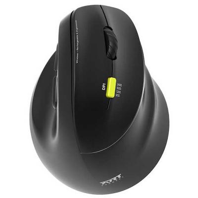 PORT DESIGNS PORT Connect Ergo Rechargeable Bluetooth Mouse (Droitier)