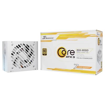 SEASONIC  CORE GX-650 650 W ATX 80 PLUS Gold Enti&egrave;rement modulaire PC